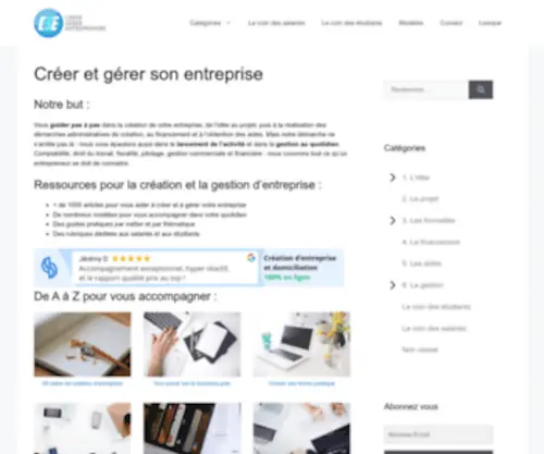 Creer-Gerer-Entreprendre.fr(Créer) Screenshot
