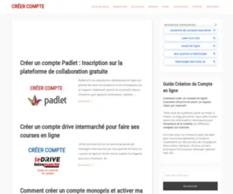 Creercompte.net(Créer Compte) Screenshot