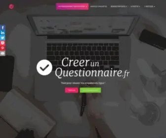 Creerunquestionnaire.fr(Tout) Screenshot