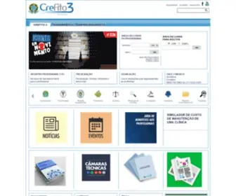 Crefito.com.br(Endereço) Screenshot