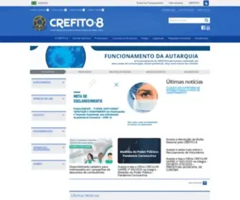 Crefito8.gov.br(Conselho) Screenshot