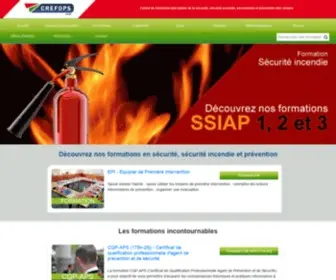 Crefops.com(Centres de formation) Screenshot