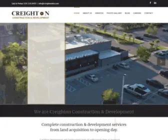 Creightondev.com(Creighton Commercial Development & Construction) Screenshot