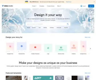 Crello.com(Free Graphic Design Software with 100) Screenshot