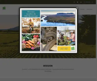 Crem.qc.ca(Conseil Régional de L'Environnement de la Montérégie) Screenshot