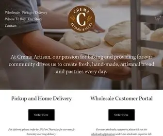 Cremaartisan.com(Crema Artisan Bakers) Screenshot