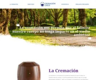 Cremacionchile.cl(Conoce todo sobre Cremación) Screenshot