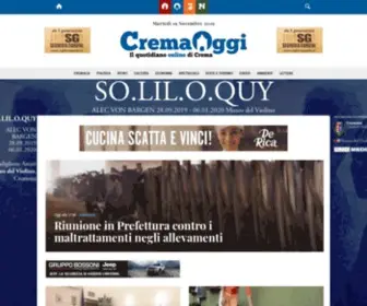 Cremaoggi.it(Homepage) Screenshot
