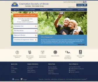 Cremation-Society.com(Aurora, Chicago, Crystal Lake, Homewood, Mt) Screenshot