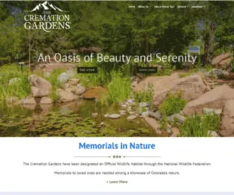 Cremationgardens.org(The Cremation Gardens) Screenshot