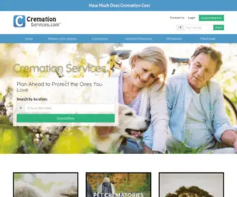 Cremationservices.com(Funeral Director Directory) Screenshot