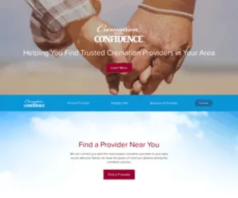 Cremationwithconfidence.com(Cremation with Confidence) Screenshot