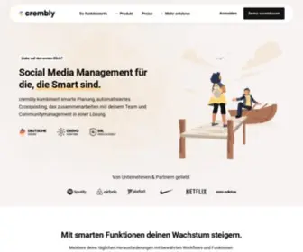 Crembly.com(Diese Webseite befindet sich im Aufbau) Screenshot