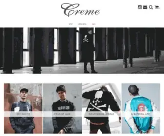 Creme321.com(Creme 321) Screenshot