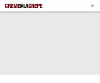 Cremedelacrepe.com(Creme De La Crepe) Screenshot