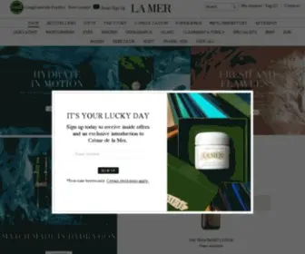 Cremedelamer.com.au(World of La Mer) Screenshot