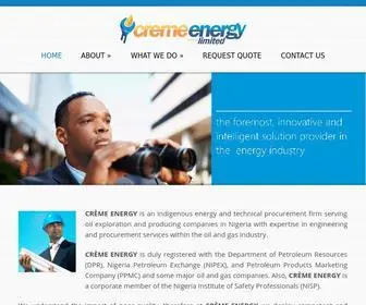 Cremeenergy.com(Creme Energy) Screenshot