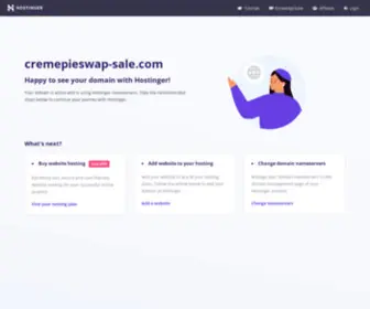 Cremepieswap-Sale.com(Cremepieswap Sale) Screenshot