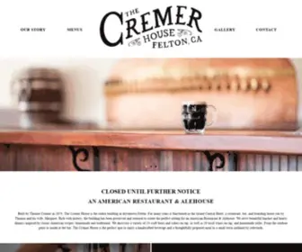 Cremerhouse.com(The Cremer House) Screenshot