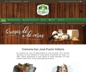 Cremeriasanjosepv.com(Cremería San José Puerto Vallarta) Screenshot