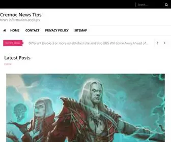 Cremoc.org(Cremoc News Tips) Screenshot