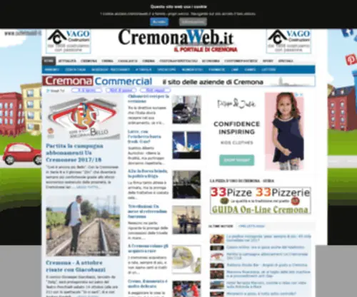 Cremonaweb.it(Cremonaweb il portale di Cremona) Screenshot