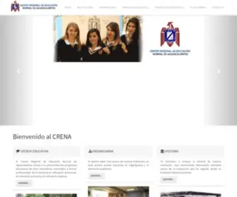 Crena.edu.mx(INICIO) Screenshot