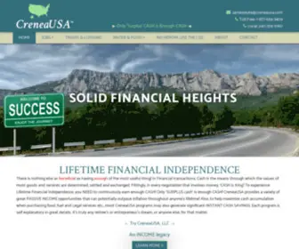 Creneausa.com(LIFETIME FINANCIAL INDEPENDENCE) Screenshot