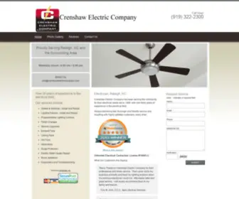 Crenshawelectriccompany.com(Crenshaw Electric Company) Screenshot