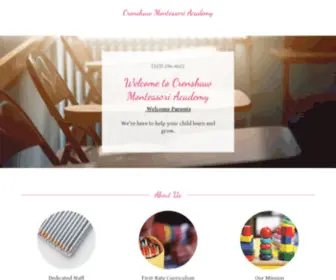 Crenshawmontessoriacademy.com(Crenshaw Montessori Academy) Screenshot