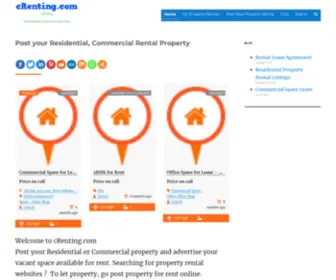 Crenting.com(Post your Rental Property) Screenshot