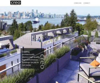 Creodevelopments.ca(Creo Developments) Screenshot