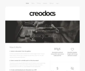 Creodocs.com(Creodocs) Screenshot