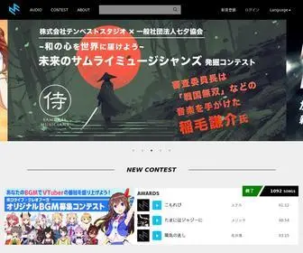 Creofuga.net(作曲コンテスト) Screenshot