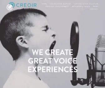 Creoir.com(OFFLINE VOICE SOLUTION) Screenshot