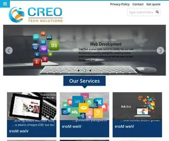 Creotechsolutions.net(Creo Tech Solutions) Screenshot