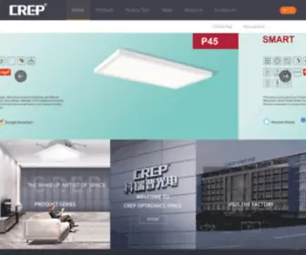 Crep-LED.com(LED commercial lighting) Screenshot