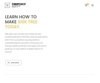 Crepchiefnotify.com(Learn to how to resell items for profit with 0% risk) Screenshot