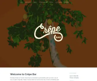 Crepe-Bar.com(Crêpe) Screenshot