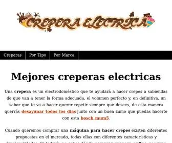 Creperaelectrica.org(Mejores creperas electricas) Screenshot