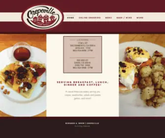 Crepeville.com(Breakfast) Screenshot