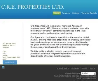 Creproperties.com(Hamilton Hamilton Parish homes for sale) Screenshot