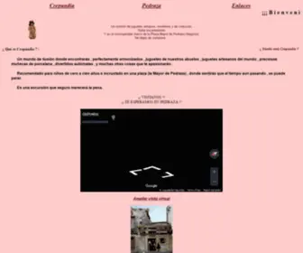 Crepundia.com(Juguetes en Pedraza) Screenshot