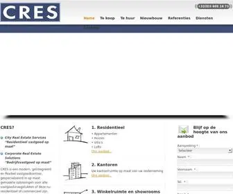 Cres.be(CRES, de partner in uw vastgoedsucces) Screenshot
