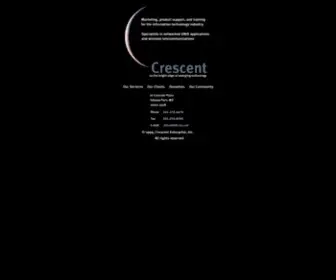 Cres.com(Crescent enterprise) Screenshot