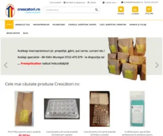 Crescatori.ro(Macropremixuri Incubatoare Adapatori Hranitori) Screenshot