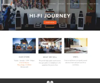 Crescendoaudio.net(Crescendo) Screenshot
