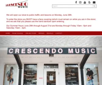 CrescendomusiCDarien.com(Crescendo Music) Screenshot