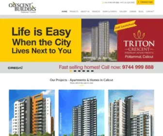 Crescent-Builders.com(Builders in Calicut) Screenshot