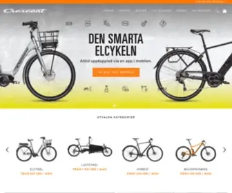 Crescent.se(Crescent cykelaffär) Screenshot